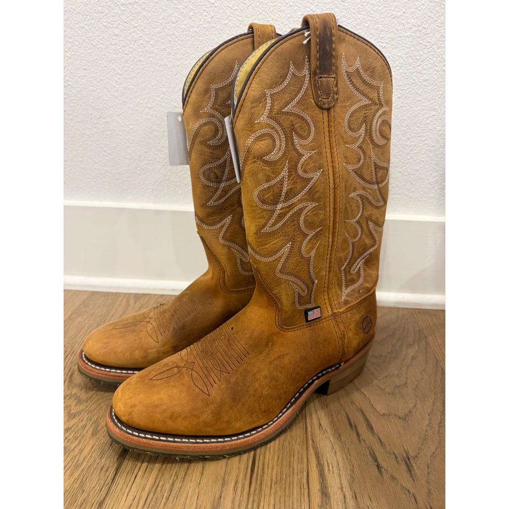 Double H Men's Gel Ice Western Boots Round Toe Brown 9EE DH1552 USA Made